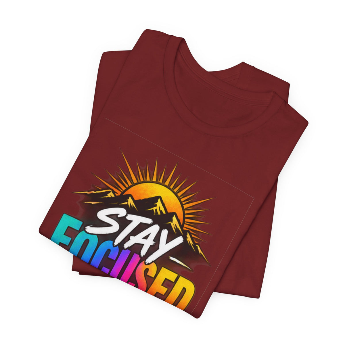 Stay Focused Stay Peaceful Tee | Good Energy Only Graphic T-Shirt