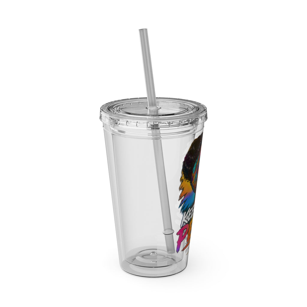 Sunsplash Tumbler with Straw, 16oz