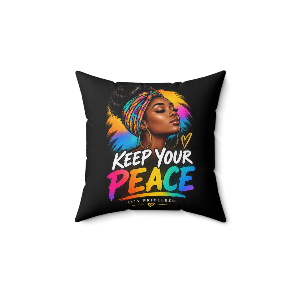Spun Polyester Square Pillow
