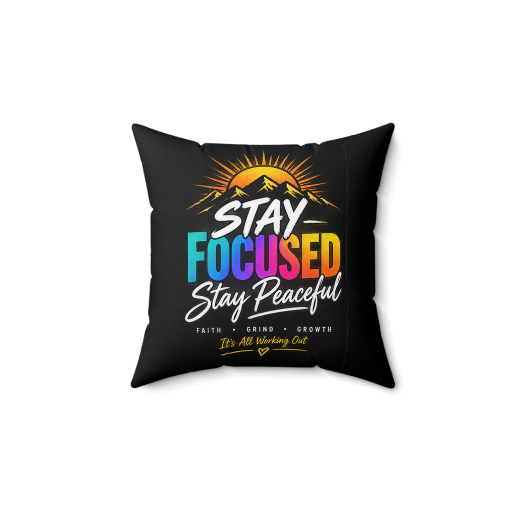 Spun Polyester Square Pillow