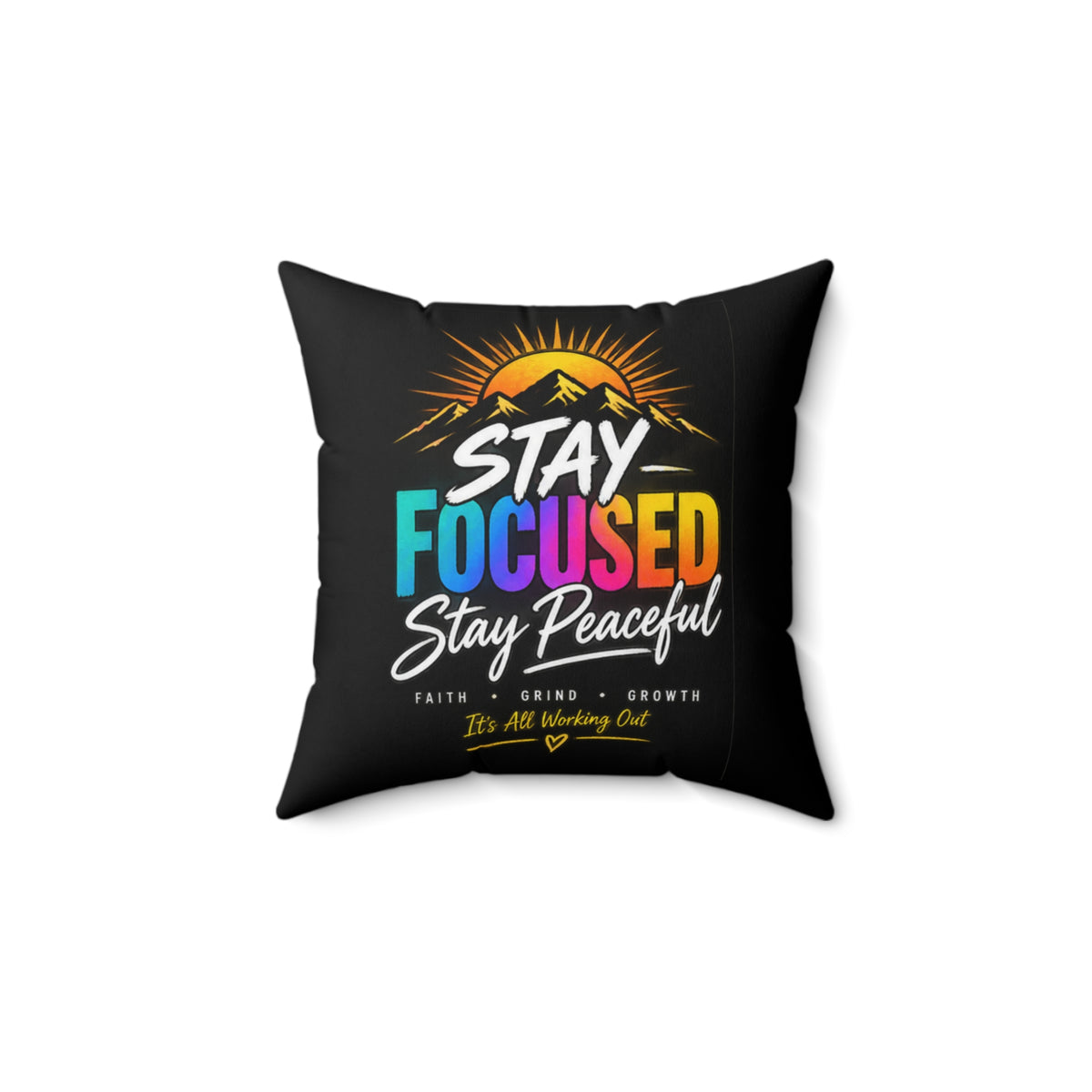 Spun Polyester Square Pillow