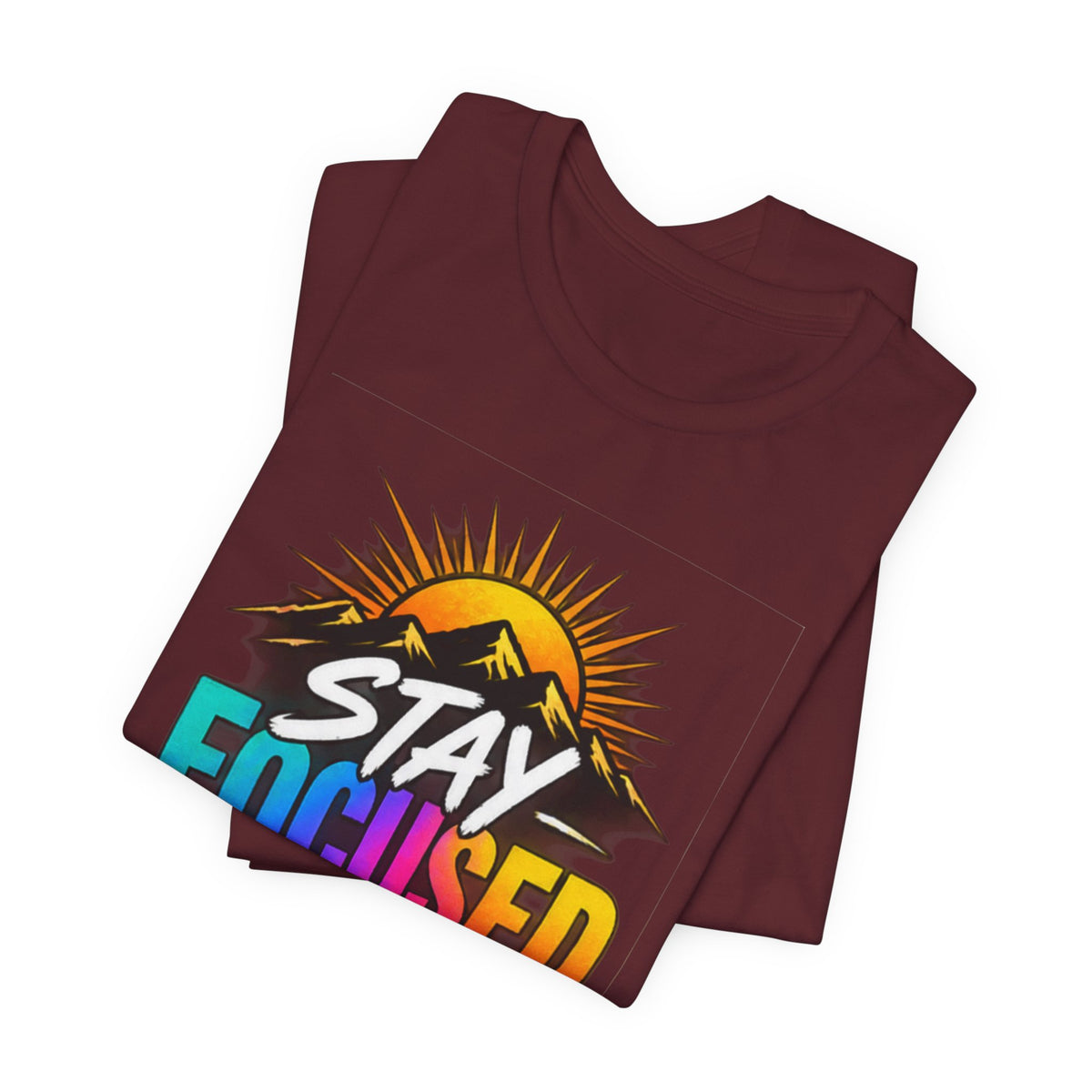 Stay Focused Stay Peaceful Tee | Good Energy Only Graphic T-Shirt