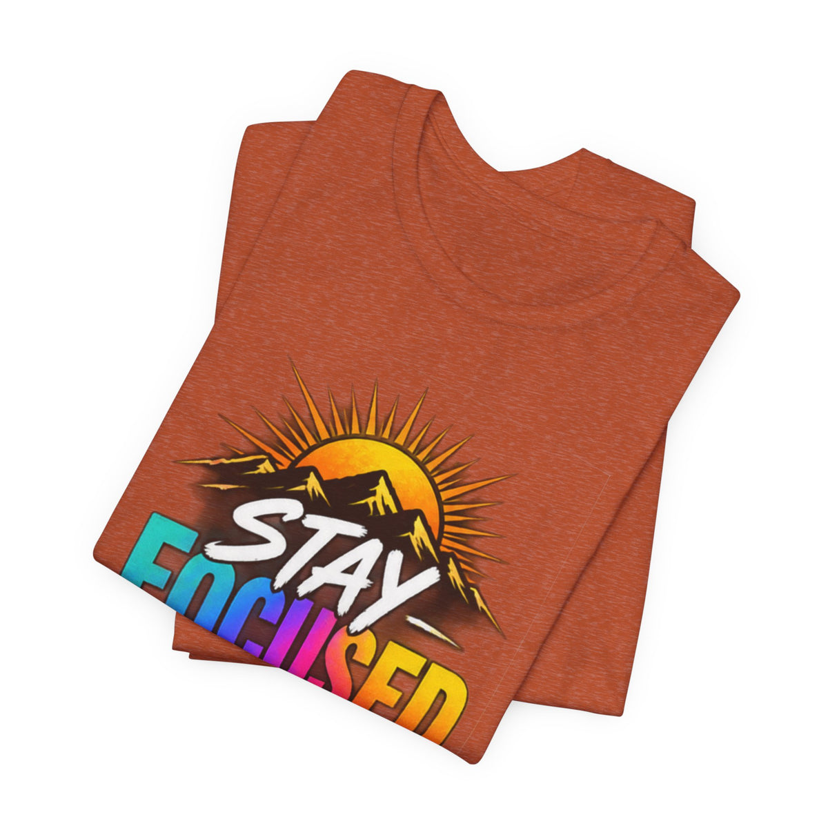 Stay Focused Stay Peaceful Tee | Good Energy Only Graphic T-Shirt