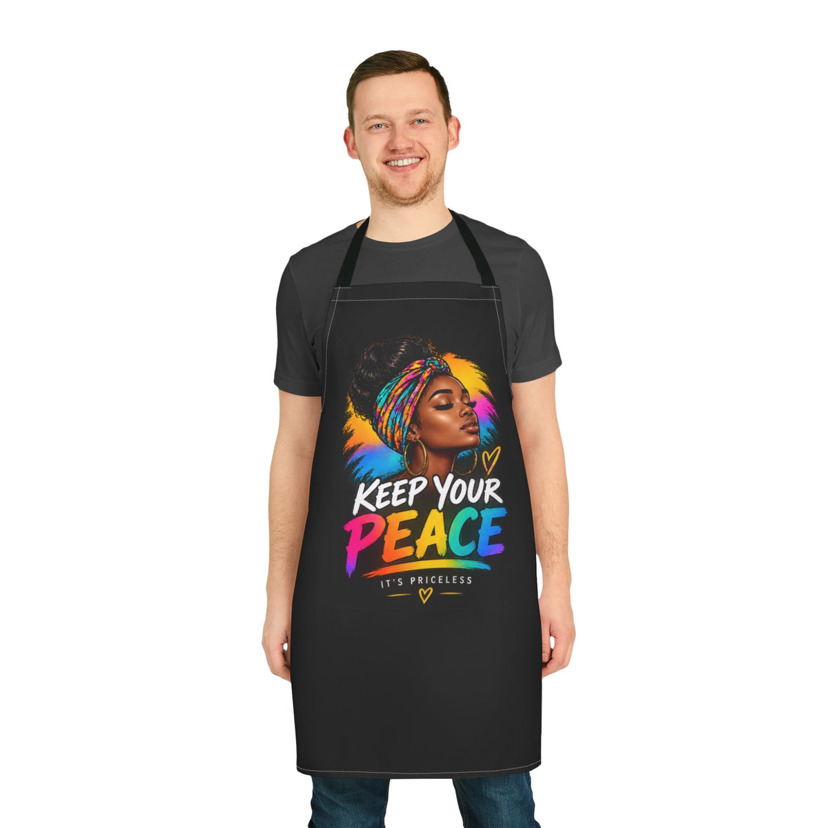 Apron, 5-Color Straps (AOP)